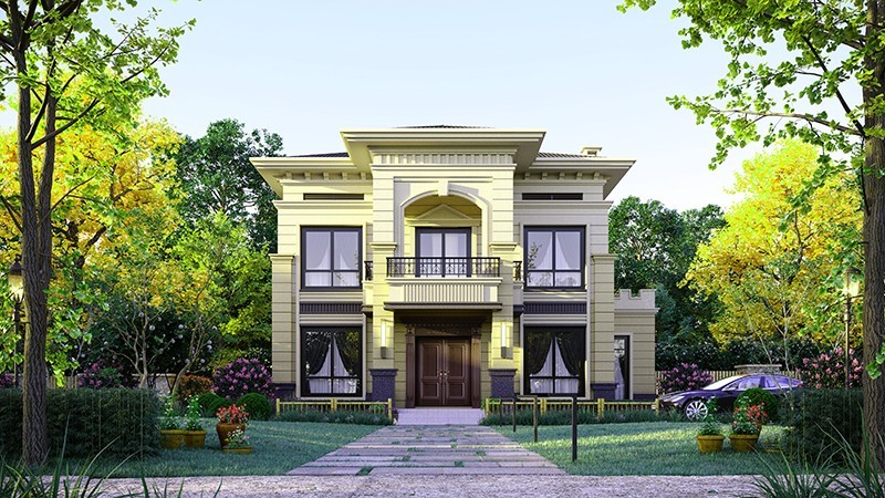 汉源中式合院住宅，开放庭院与邻里乡亲更亲近